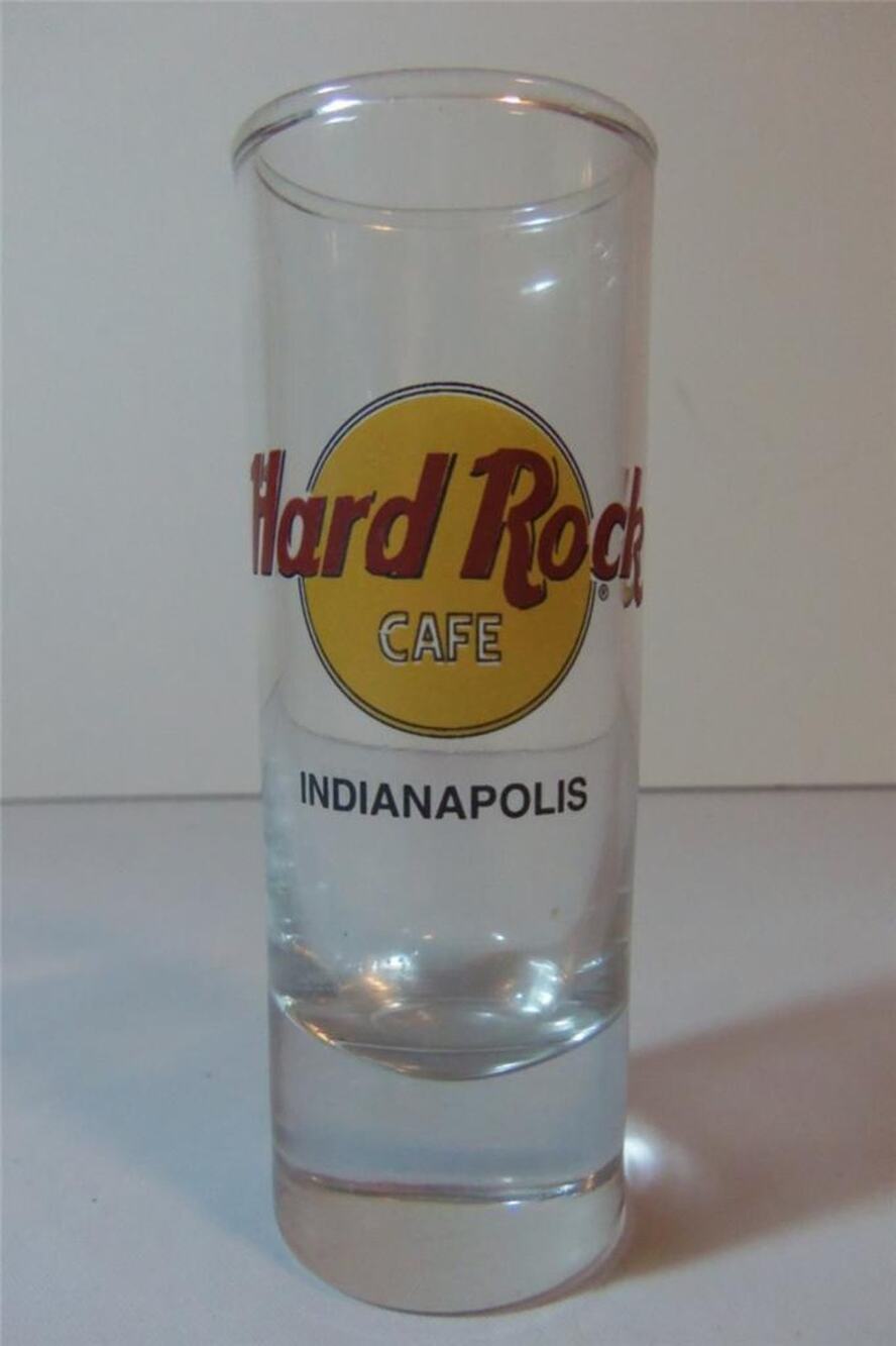 Hard Rock Cafe Indianapolis Double Shot Glass Barware -071336